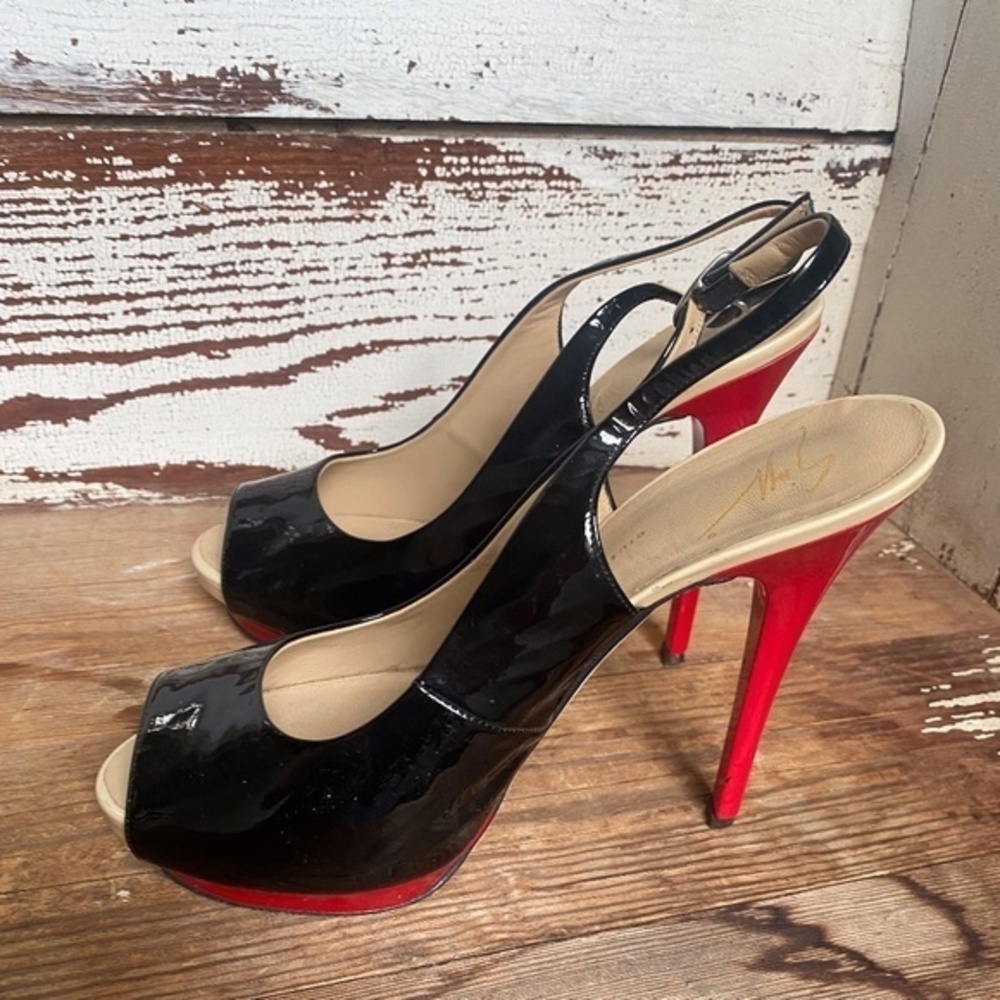 Giuseppi Zanotti Peep Toe Patent Leather Pump 8.5 - Picture 7 of 7